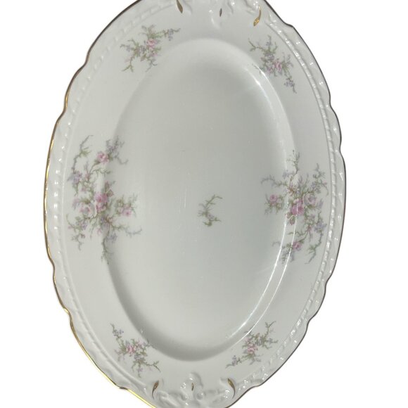 Vintage Royal Jackson Sandra Fine China Platter and Bowl Set of 8 Pieces - Picture 3 of 7